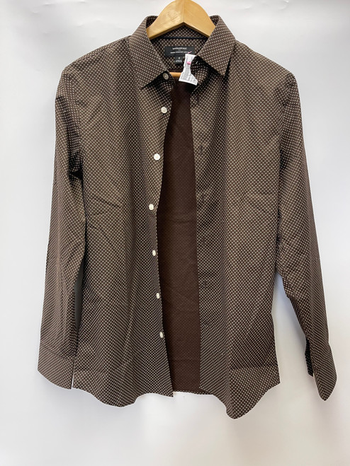 Vist Large View of Product Image Which is Used Banana Republic Mens Long Sleeve Top S/14-14.5