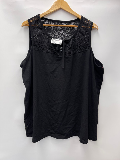 Vist Large View of Product Image Which is Used Avenue Sleeveless Top 3X-22