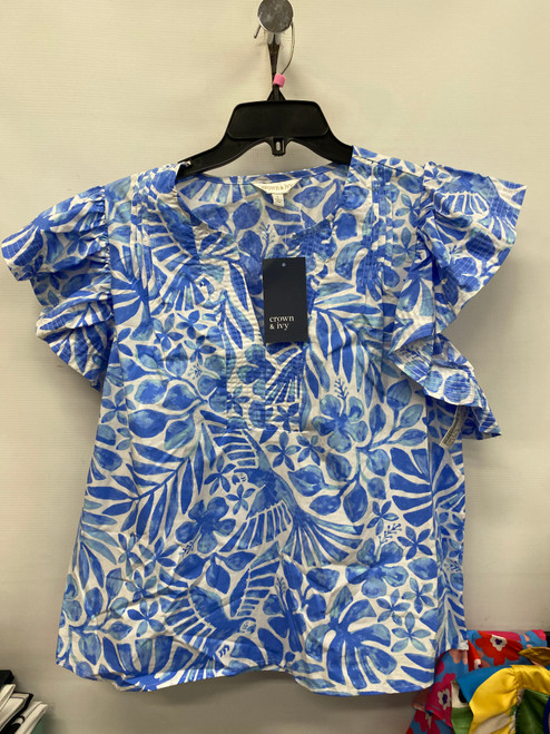 Vist Large View of Product Image Which is Used Crown & Ivy Short Sleeve Top L-12/14