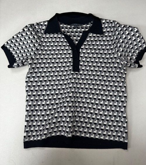 Vist Large View of Product Image Which is Used Adrianna Papell Short Sleeve Top S-4/6