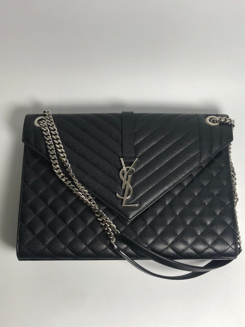 Vist Large View of Product Image Which is Used Saint Laurent  Leather Handbag