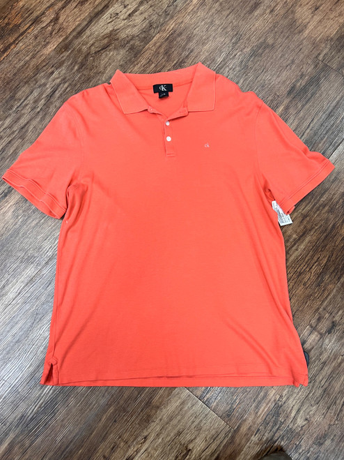 Vist Large View of Product Image Which is Used Calvin Klein Mens Short Sleeve Top L/16-16.5