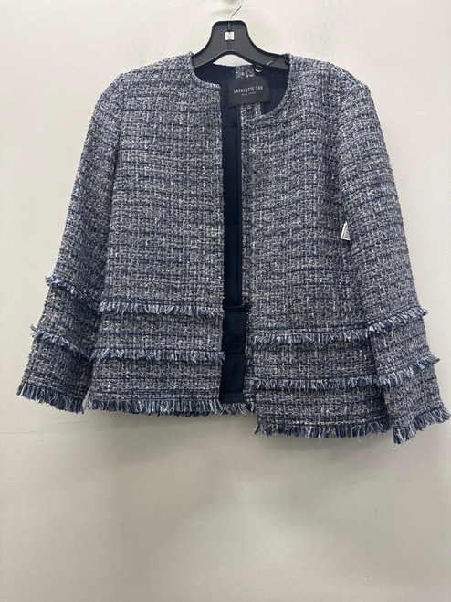 Vist Large View of Product Image Which is Used Blue Lafayette 148 Blazer S-4/6
