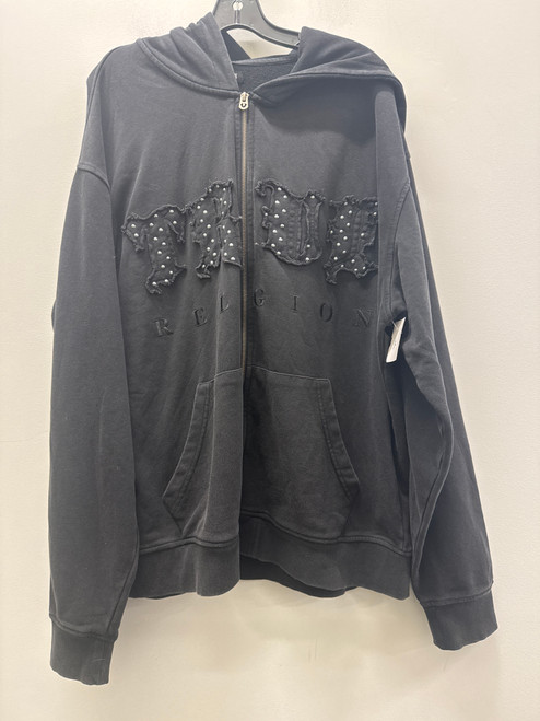 Vist Large View of Product Image Which is Used Black True Religion Men's Light Jacket XXL