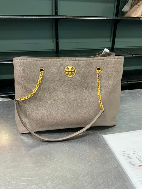 Vist Large View of Product Image Which is Used Tory Burch Large Leather Handbag