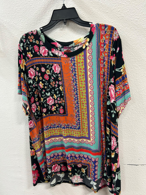 Vist Large View of Product Image Which is Used Johnny Was Short Sleeve Top 2X-20