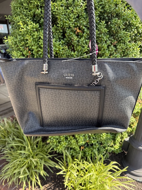 Vist Large View of Product Image Which is Used Guess Large Leather Handbag