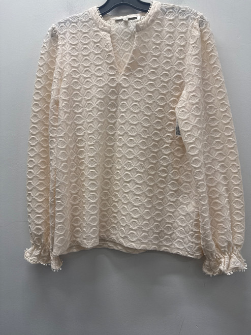 Vist Large View of Product Image Which is Used White Garcia Jeans Long Sleeve Top M-8/10