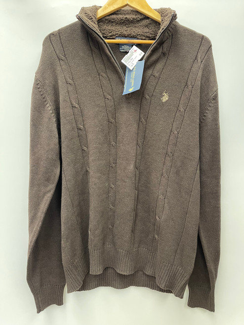 Vist Large View of Product Image Which is Used Us Polo Assn Mens Lightweight Sweater XL