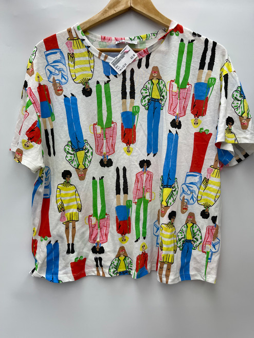 Vist Large View of Product Image Which is Used Zara T-Shirt L-12/14