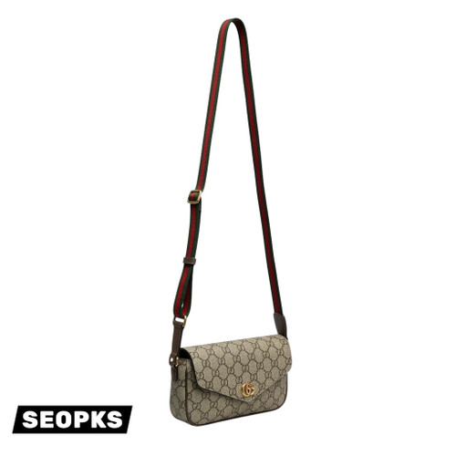 Vist Large View of Product Image Which is Used Gucci Supreme Ophidia Handbag