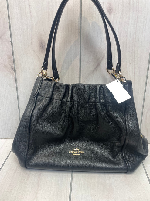 Vist Large View of Product Image Which is Used Coach Large Leather Handbag