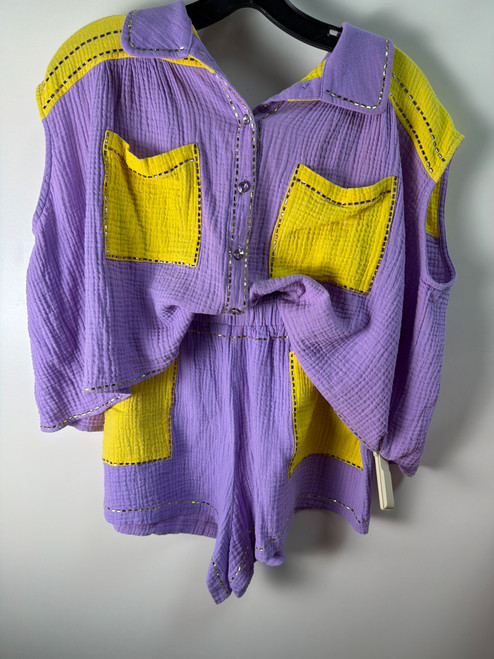 Vist Large View of Product Image Which is Used Unbranded Romper- Matching Set M-8/10