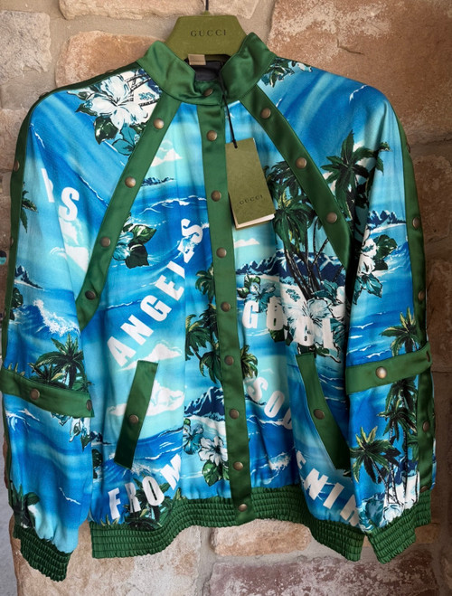 Vist Large View of Product Image Which is Used Gucci Bomber Jacket  S-4/6