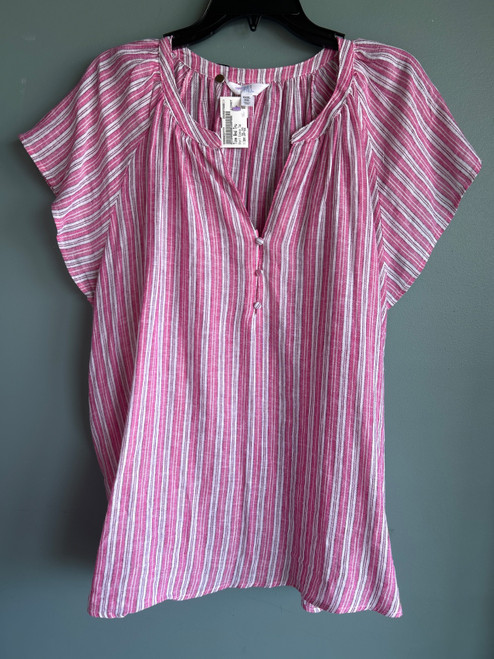Vist Large View of Product Image Which is Used Time And Tru Short Sleeve Top 3X-22