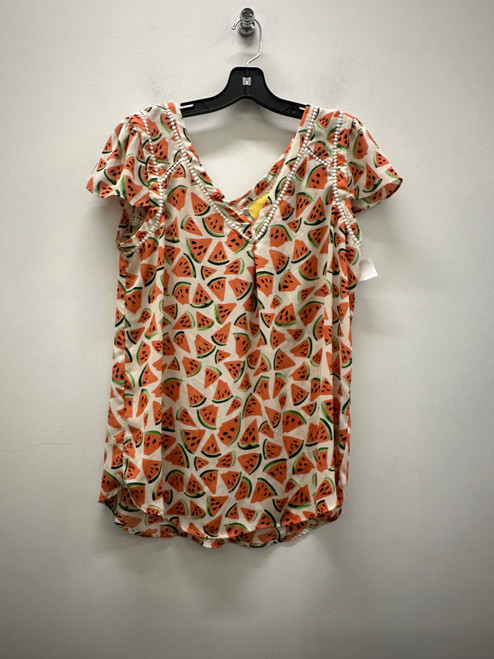Vist Large View of Product Image Which is Used pink Maeve Short Sleeve Top M-8/10