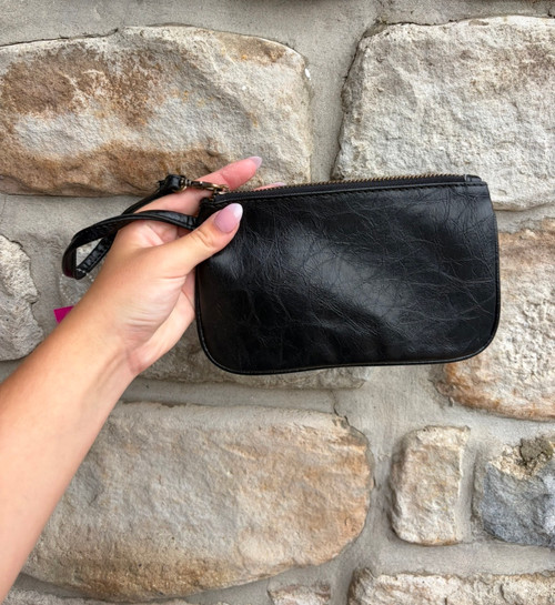 Vist Large View of Product Image Which is Used Coach Leather Wristlet