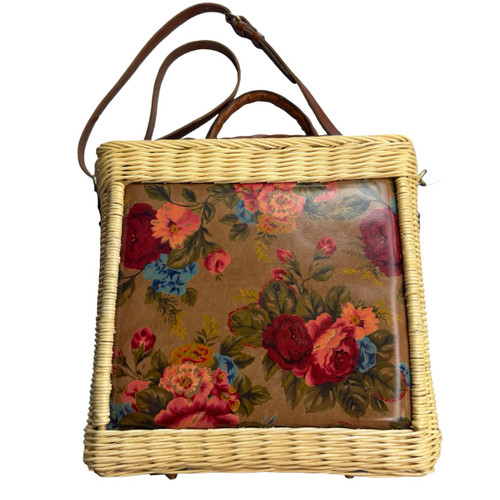 Vist Large View of Product Image Which is Used Patricia Nash Large Leather Handbag