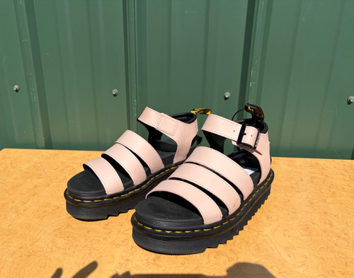 Vist Large View of Product Image Which is Used Dr. Martens Wedge Sandals 8