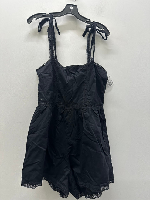 Vist Large View of Product Image Which is Used black Anthropologie Romper S-4/6