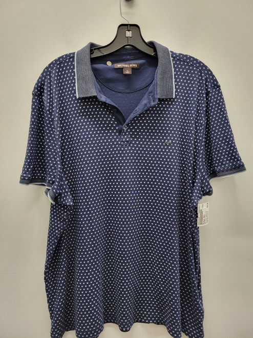 Vist Large View of Product Image Which is Used Blue Michael Kors Mens Short Sleeve Top XL/17-17.5