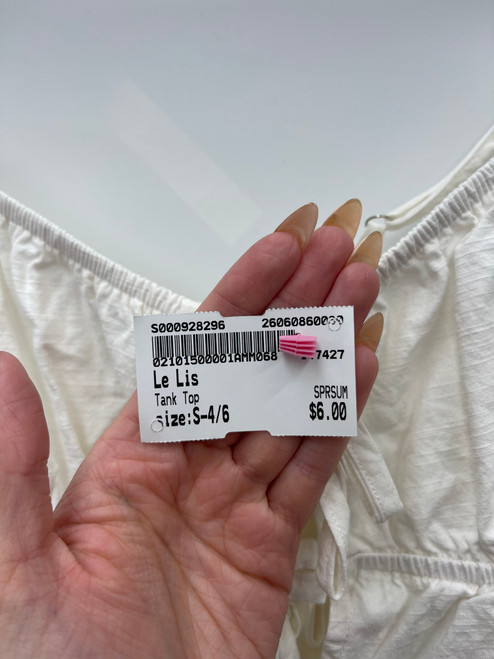 Vist Large View of Product Image Which is Used Le Lis Tank Top S-4/6