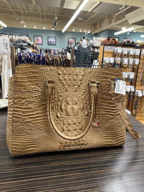 Vist Large View of Product Image Which is Used Brahmin Xlarge Leather Handbag