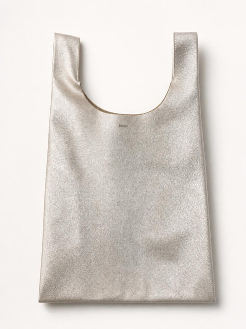 Vist Large View of Product Image Which is Used Baggu Large Leather Handbag