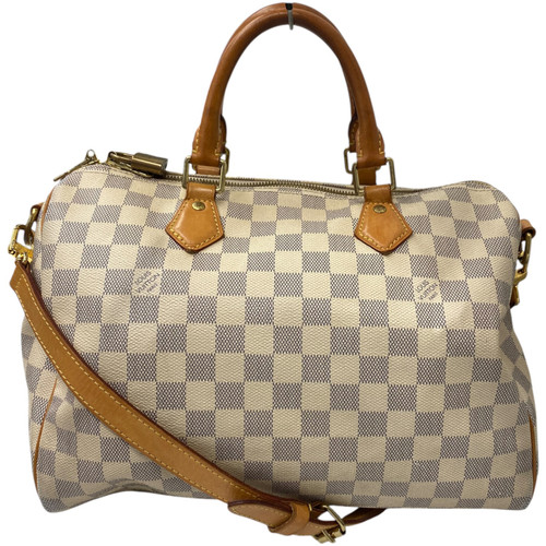 Vist Large View of Product Image Which is Used Louis Vuitton Damier Azur speedy 30 Bandouliere 