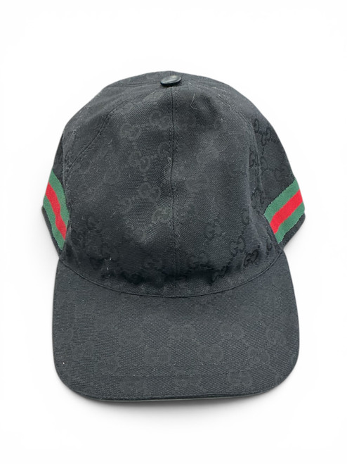 Vist Large View of Product Image Which is Gently Used Gucci GG canvas baseball cap