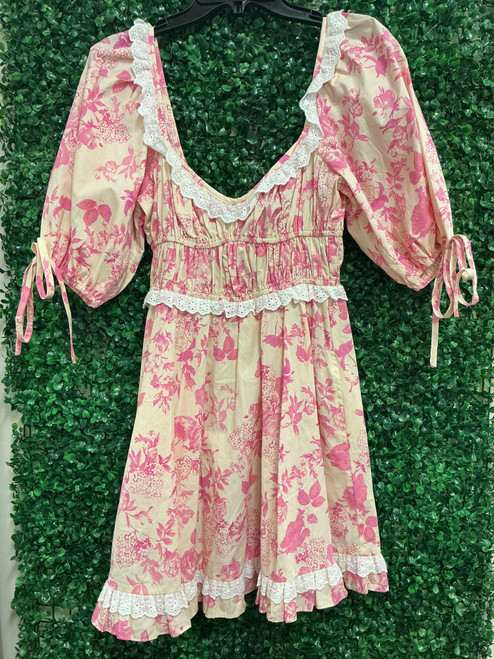 Vist Large View of Product Image Which is Used Olivaceous Short Dress F S-4/6