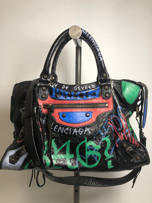 Vist Large View of Product Image Which is Used Balenciaga City Bag