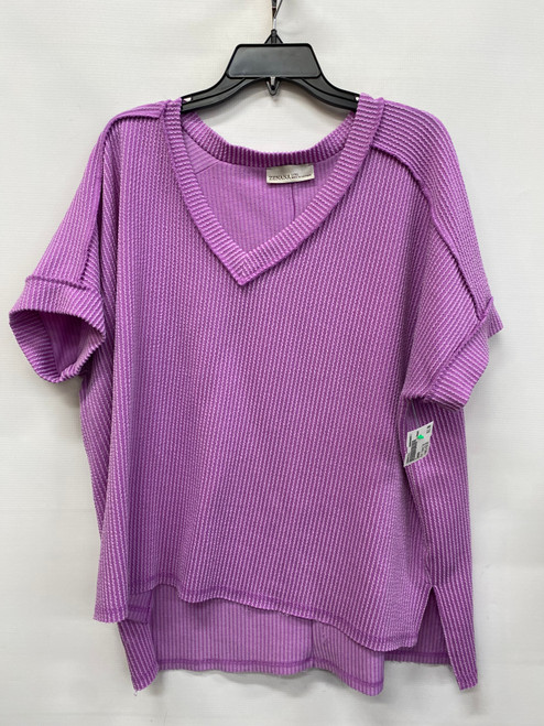 Vist Large View of Product Image Which is Used Zenana Short Sleeve Top L-12/14