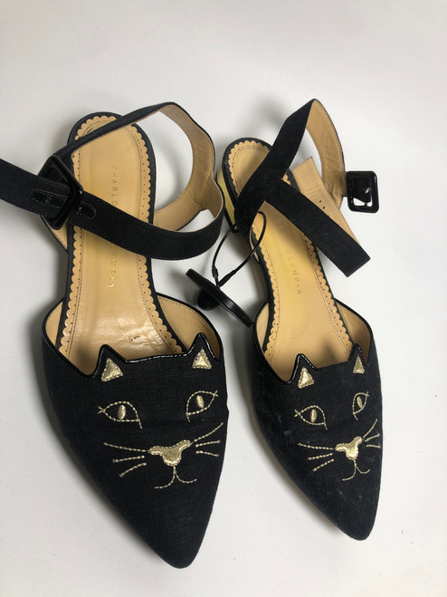 Vist Large View of Product Image Which is Used Charlotte Olympia Flats 9.5/40