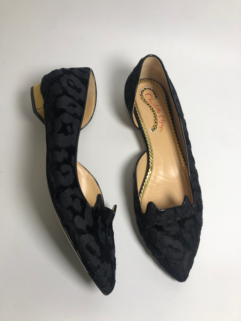 Vist Large View of Product Image Which is Used Charlotte Olympia Flats 9.5/40