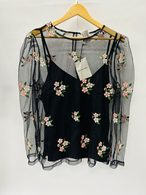 Vist Large View of Product Image Which is Used Who What Wear Long Sleeve Top XL-16