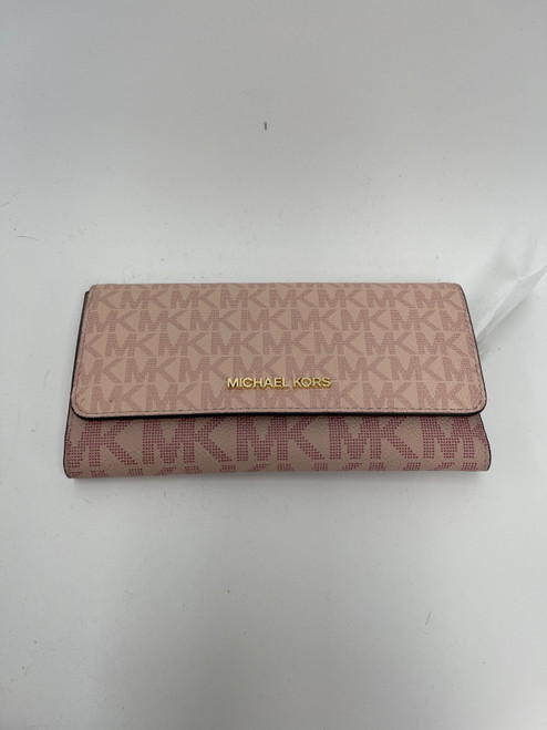 Vist Large View of Product Image Which is Used Michael Michael Kors Leather Wallet