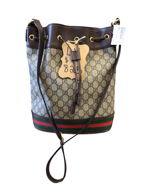 Vist Large View of Product Image Which is Used Gucci Large Leather Handbag