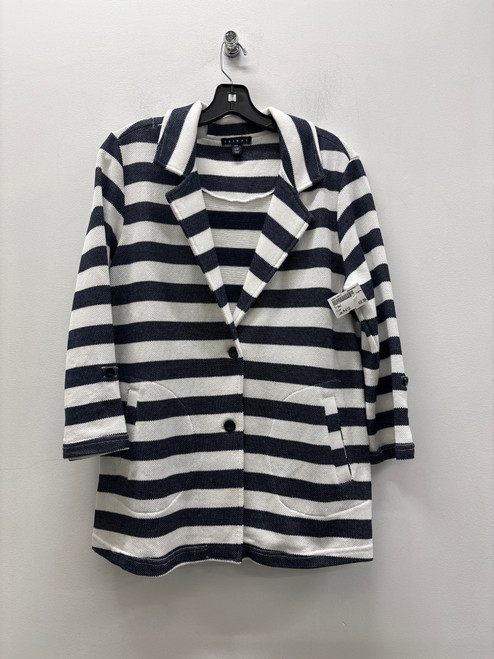 Vist Large View of Product Image Which is Used Blue and white Tribal Blazer M-8/10
