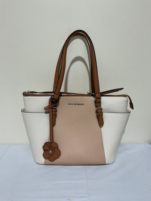 Vist Large View of Product Image Which is Used Dana Buchman Large Leather Handbag