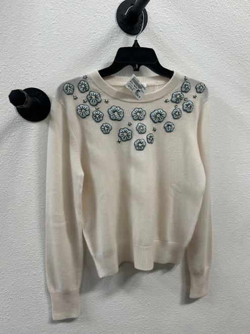 Vist Large View of Product Image Which is Used White + Warren Lightweight Sweater M-8/10