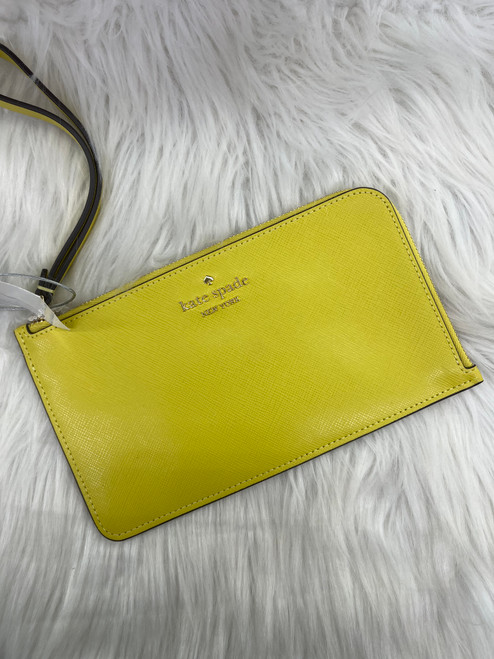 Vist Large View of Product Image Which is Used Kate Spade New York Leather Wristlet