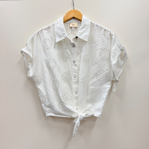 Vist Large View of Product Image Which is Used Elie Tahari Short Sleeve Top M-8/10