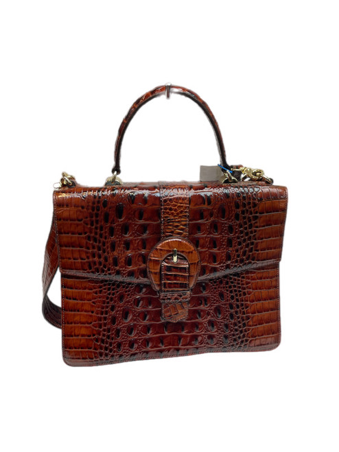 Vist Large View of Product Image Which is Used Brahmin Large Leather Handbag