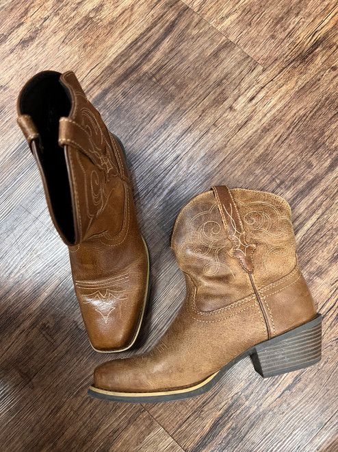 Vist Large View of Product Image Which is Used Justin Boots Ankle Boots 8.5