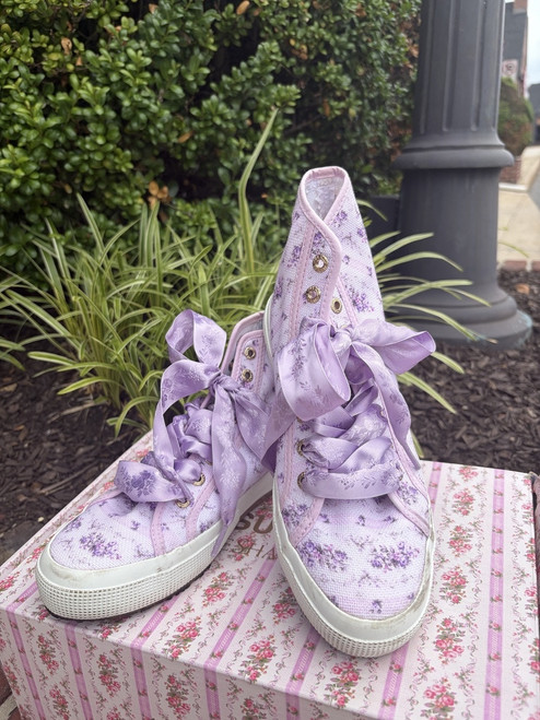 Vist Large View of Product Image Which is Used Superga x Loveshackfancy Performance Shoes 8.5