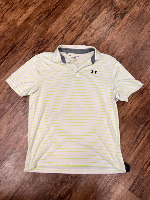 Vist Large View of Product Image Which is Used Under Armour Mens Short Sleeve Top L/16-16.5
