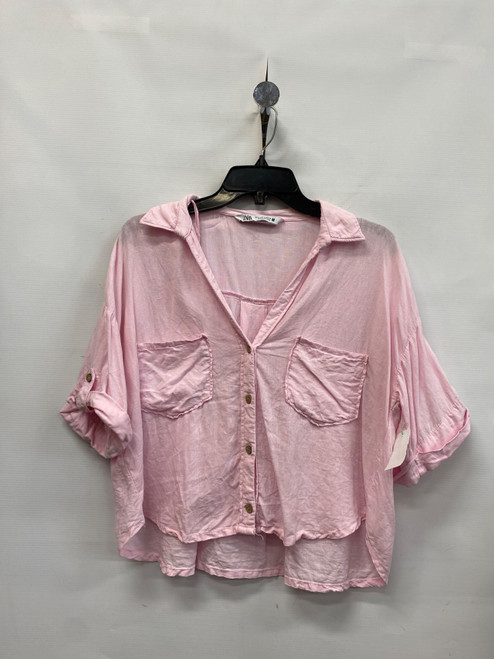 Vist Large View of Product Image Which is Used Zara Short Sleeve Top M-8/10