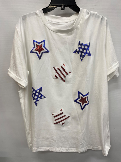 Vist Large View of Product Image Which is Used Unbranded Short Sleeve Top 2X-20