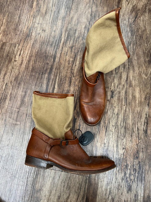 Vist Large View of Product Image Which is Used Frye Ankle Boots 10